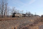 NS 4468 leads train 11V west
